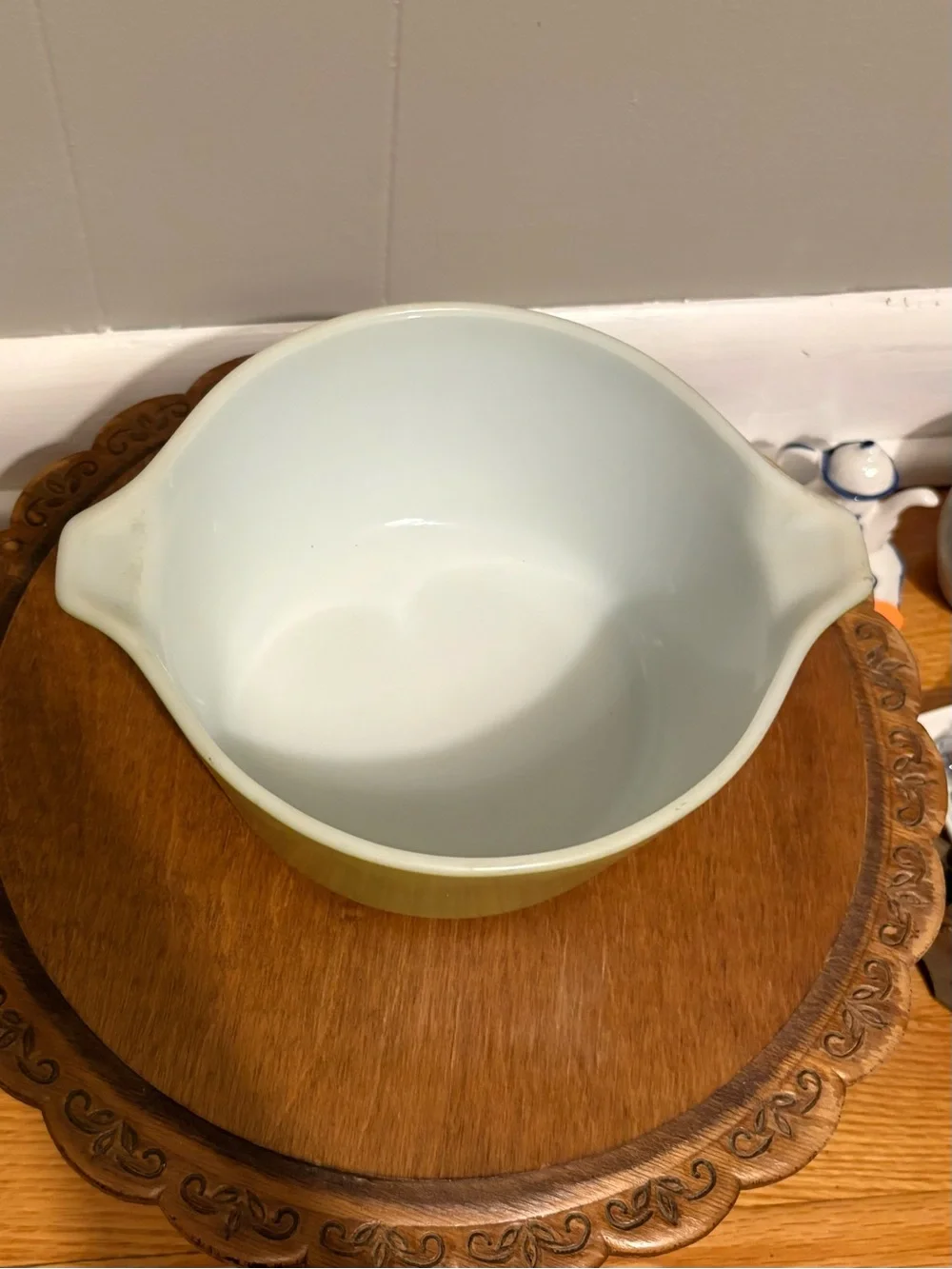 Avocado Green Vintage Pyrex Verde Cinderella Casserole Dish